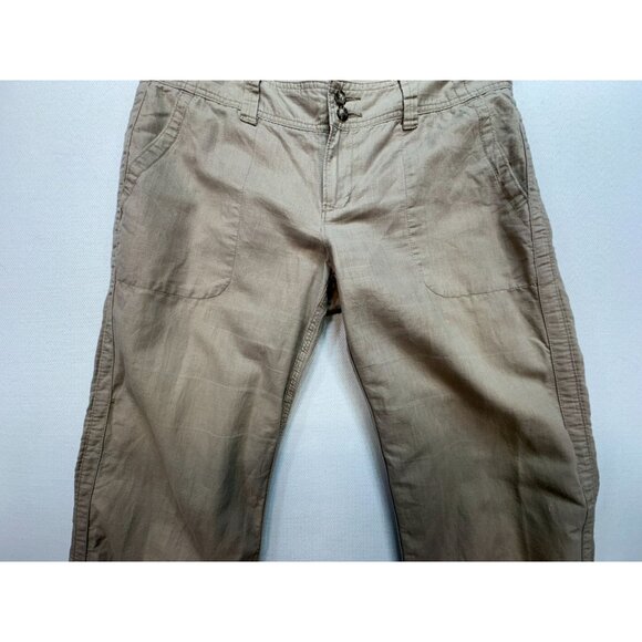 Gap Womens Chino Pants Size 12 Tan Relaxed Fit Style Pockets Casual - Picture 5 of 14